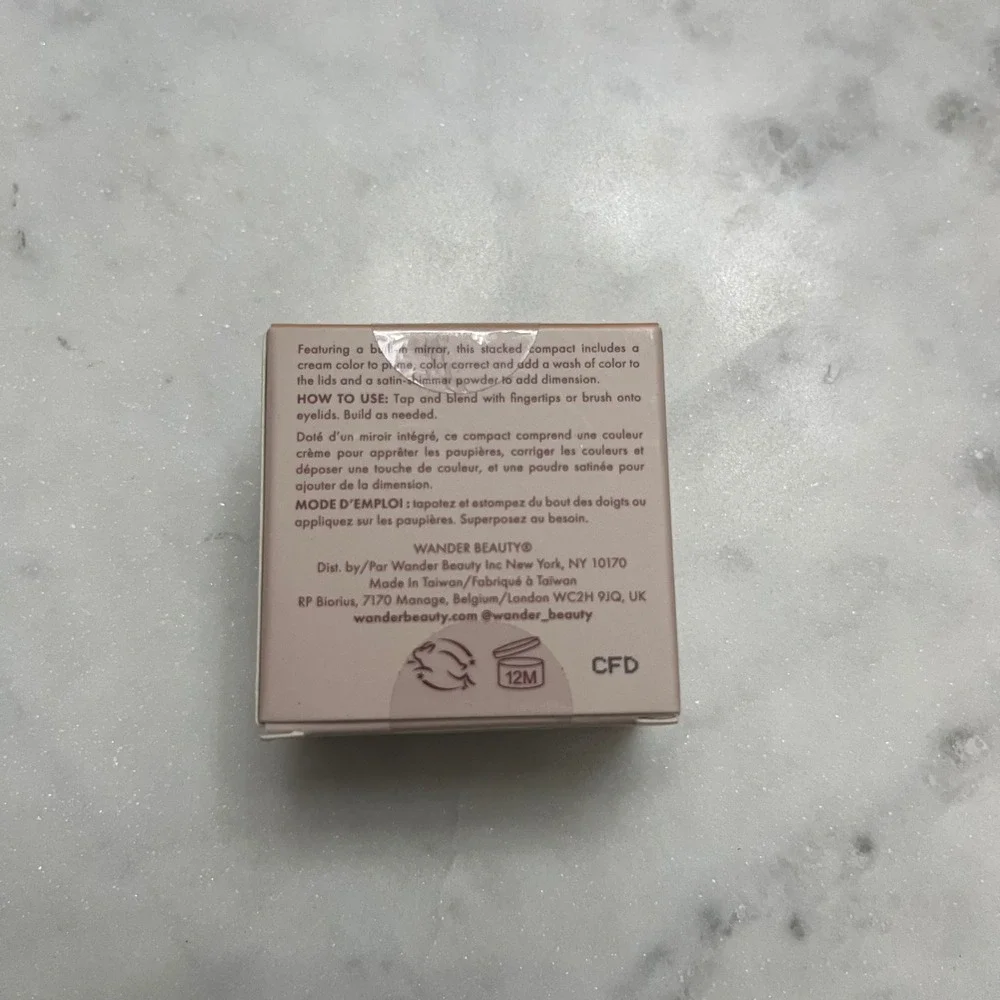 Wander Double Date Eyeshadow FIRST KISS ILYSM Makeup Beauty Eye Powder Cream New